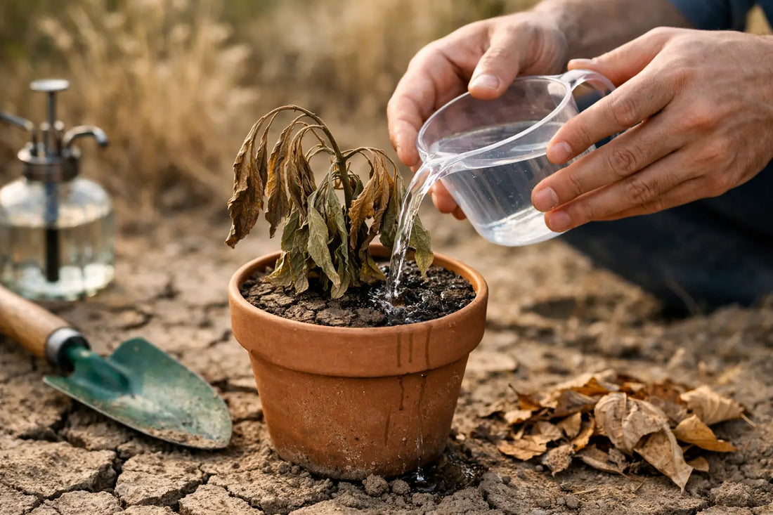 Comment sauver une plante en sécheresse ?