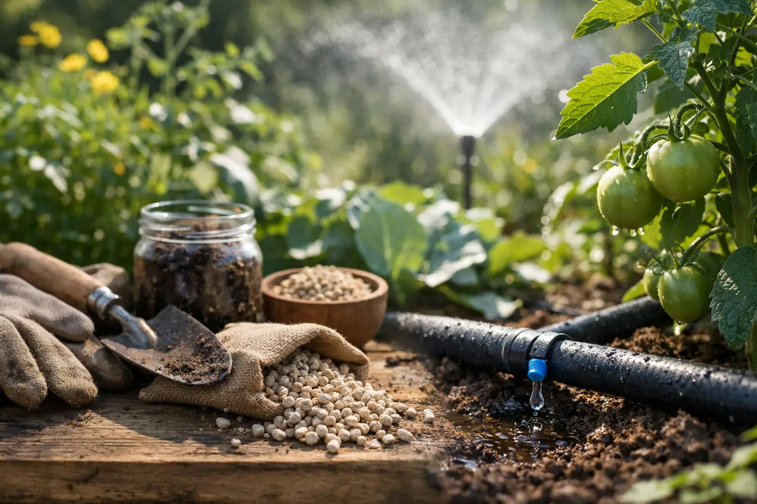 Engrais naturel et économie d'eau au jardin
