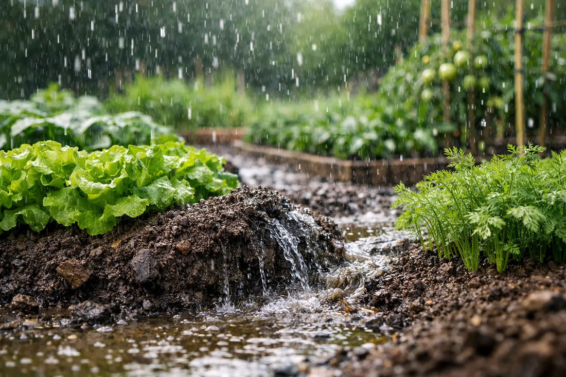 Éviter le lessivage des nutriments au potager